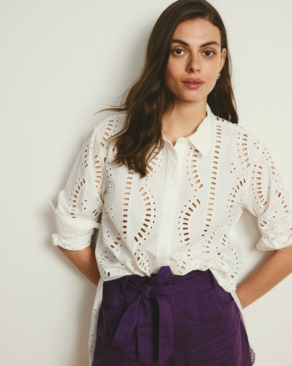 The Embroidered Artist Poplin Shirt - Universal Standard