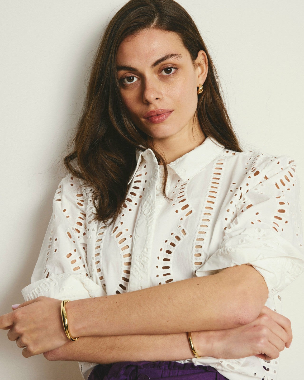 The Embroidered Artist Poplin Shirt - Universal Standard