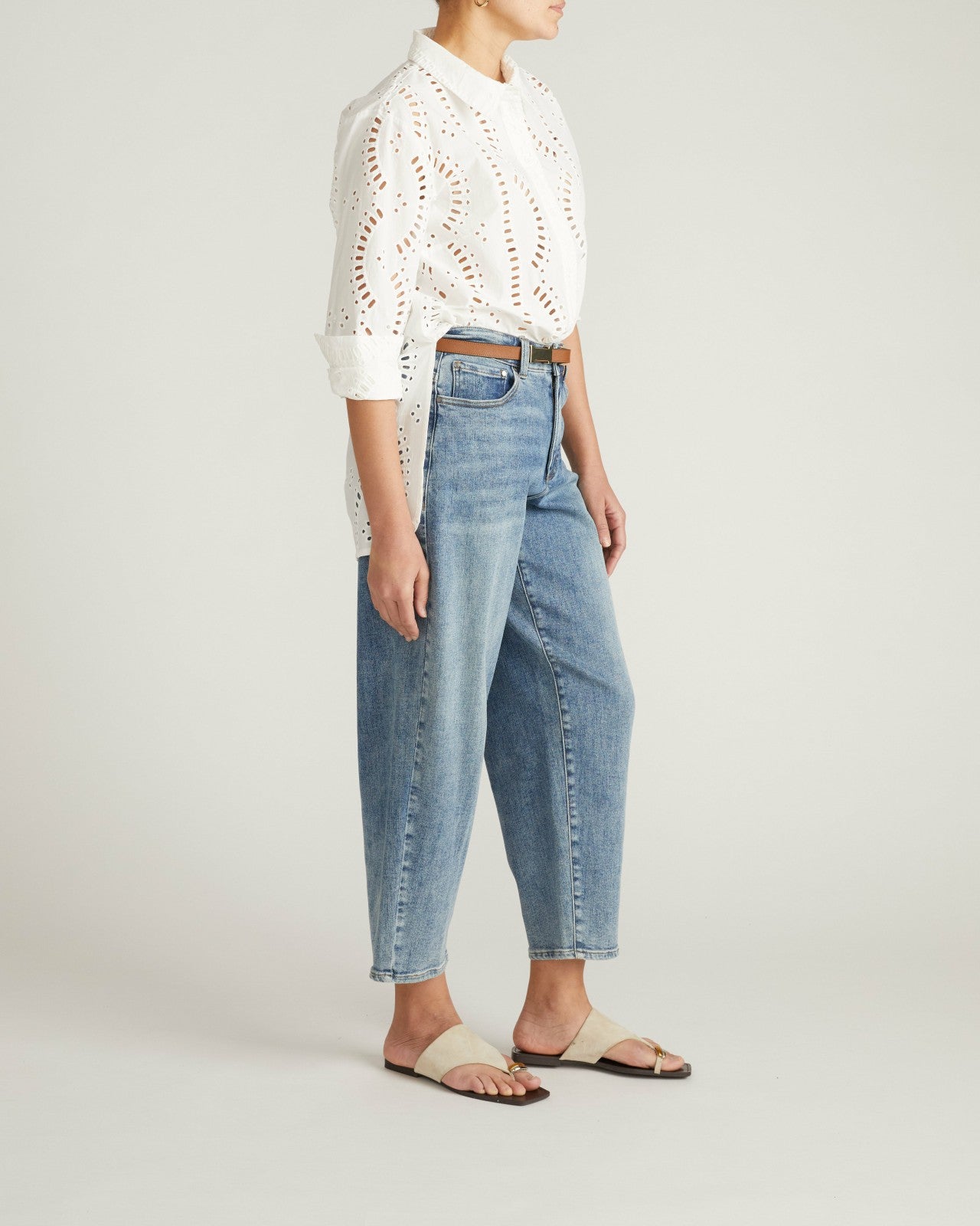The Embroidered Artist Poplin Shirt - Universal Standard