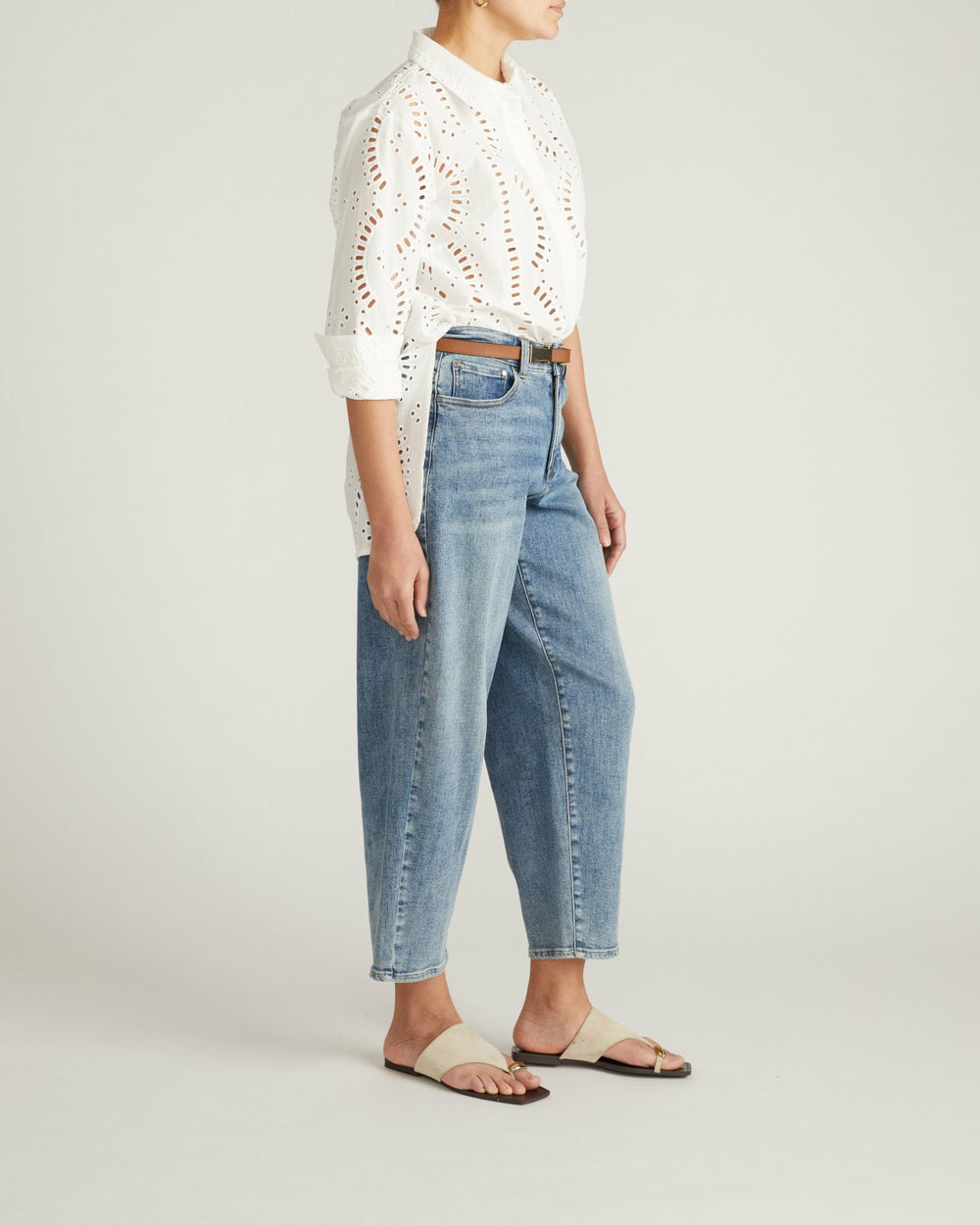 The Embroidered Artist Poplin Shirt - Universal Standard