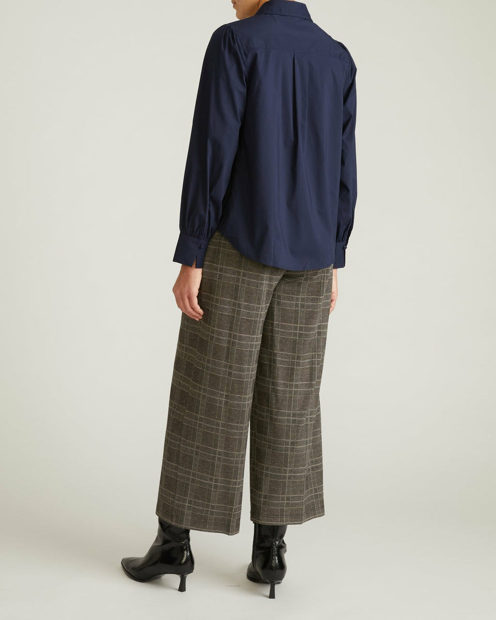 Janet Tie-Neck Cotton Poplin Shirt - Universal Standard