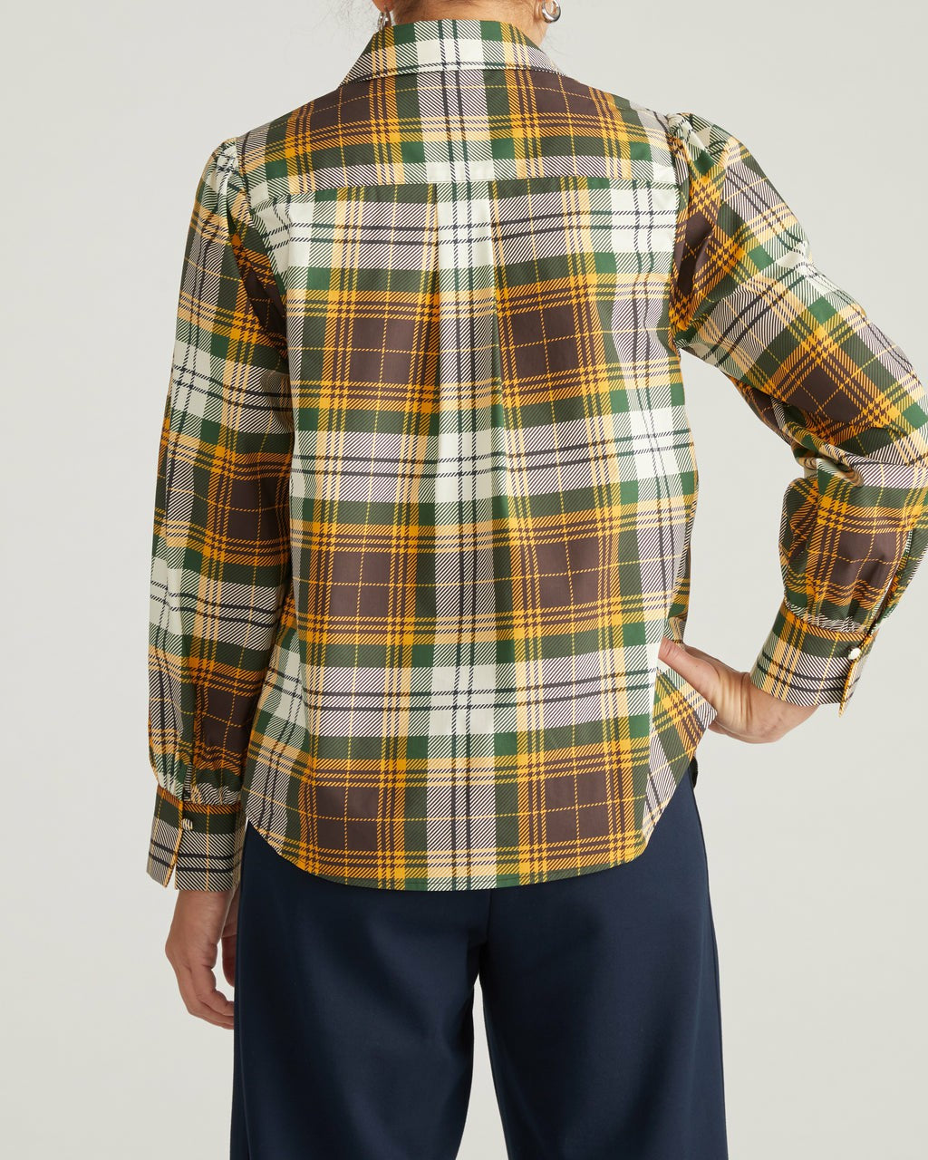 Janet Tie-Neck Cotton Poplin Shirt - Universal Standard