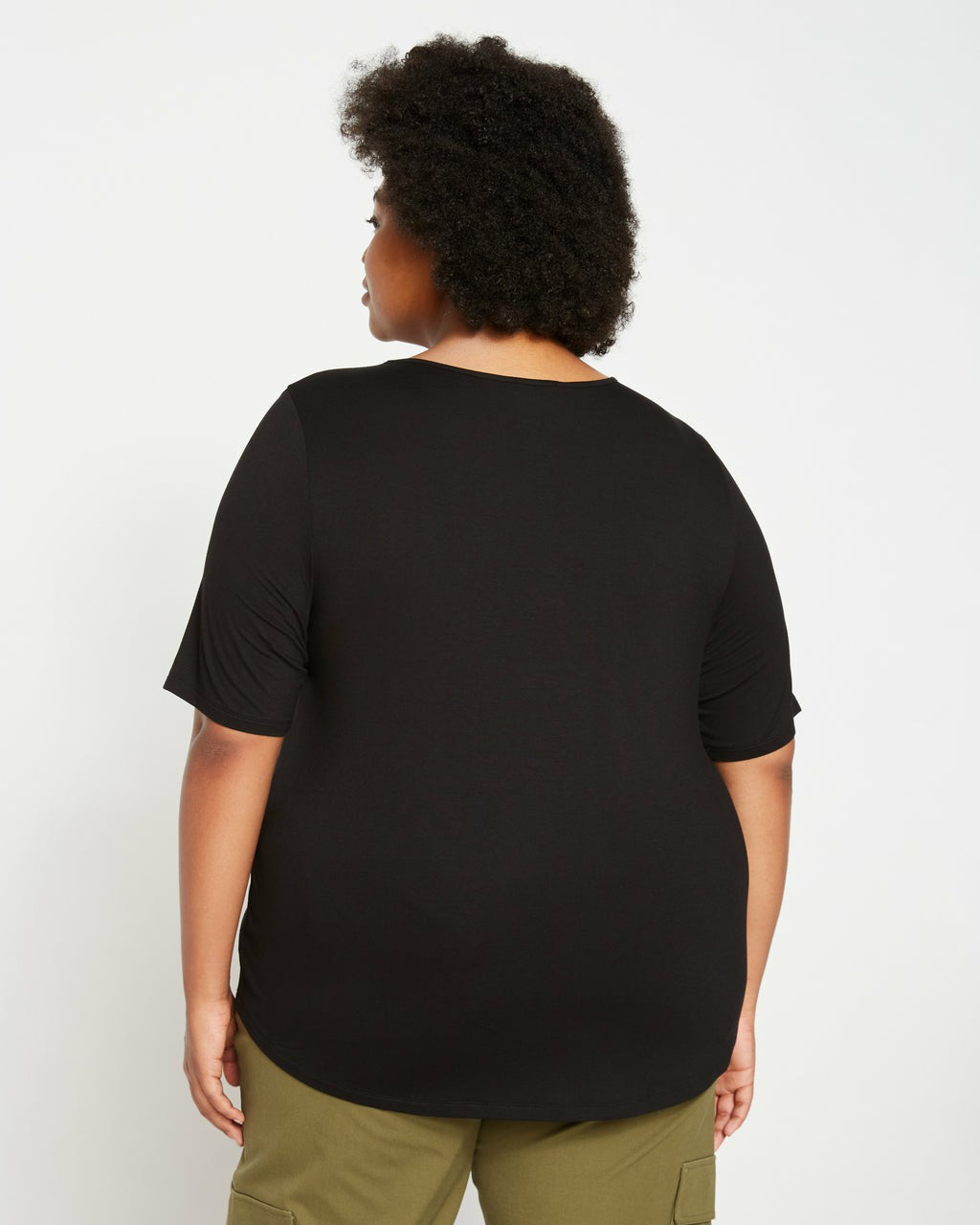Lily Liquid Jersey Crew Neck Stovepipe Tee - Universal Standard