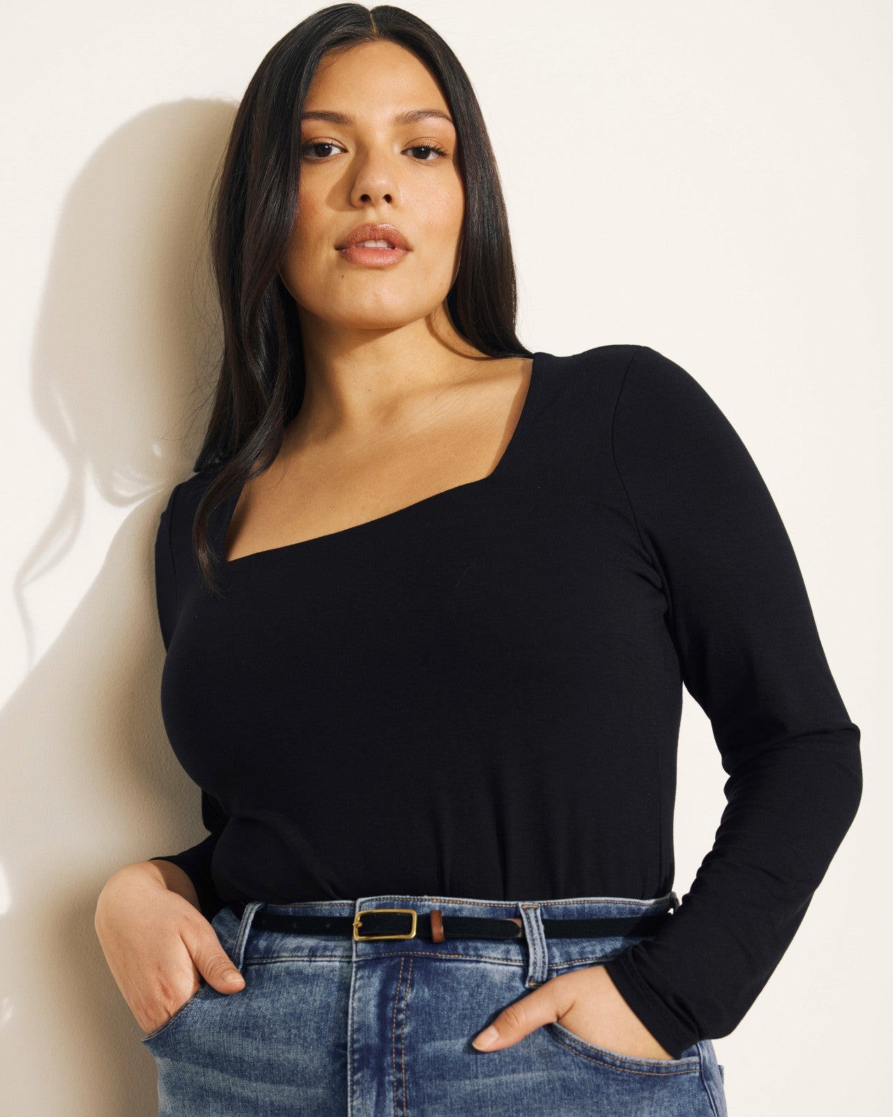 Agatha Liquid Jersey Top - Universal Standard