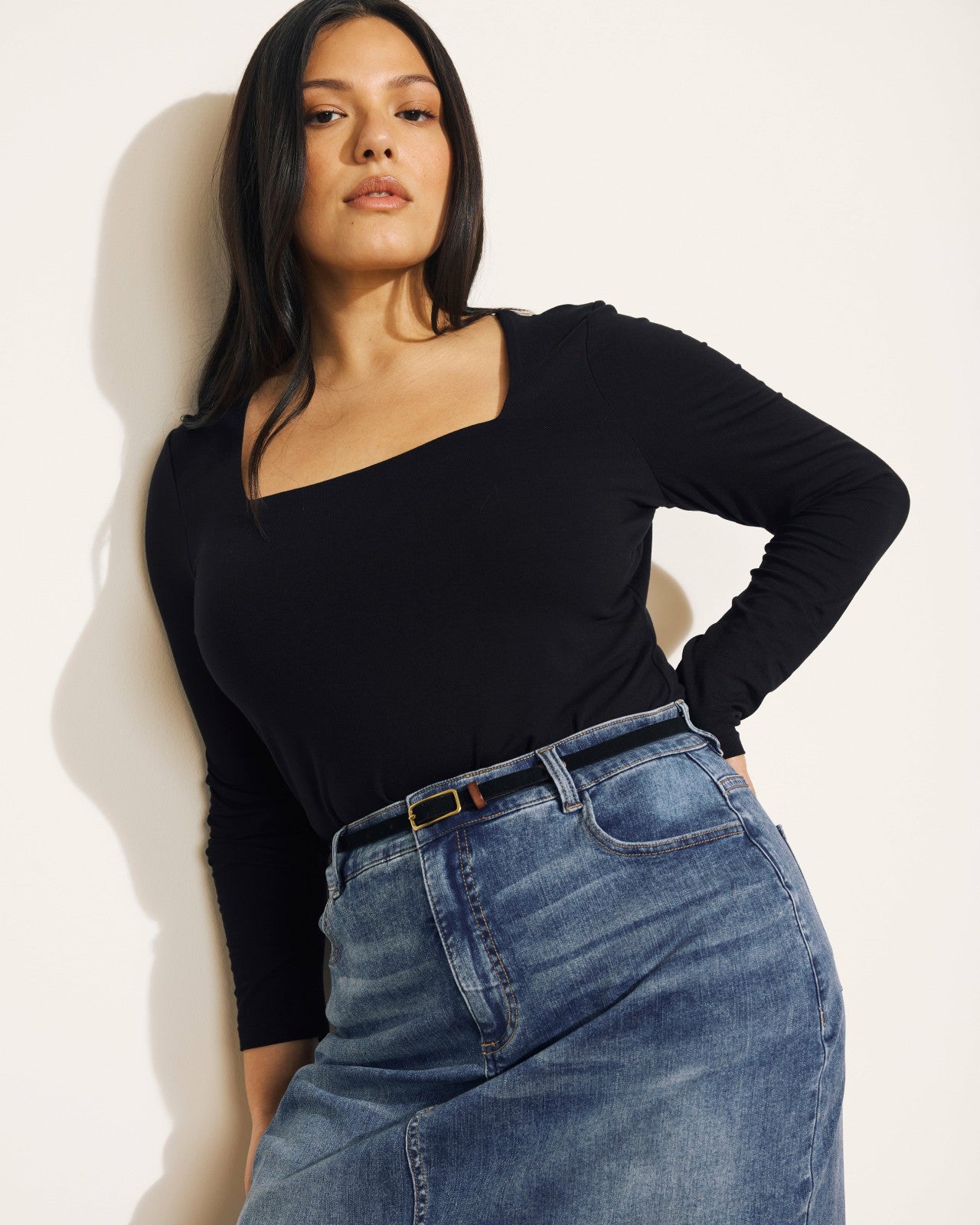 Agatha Liquid Jersey Top - Universal Standard