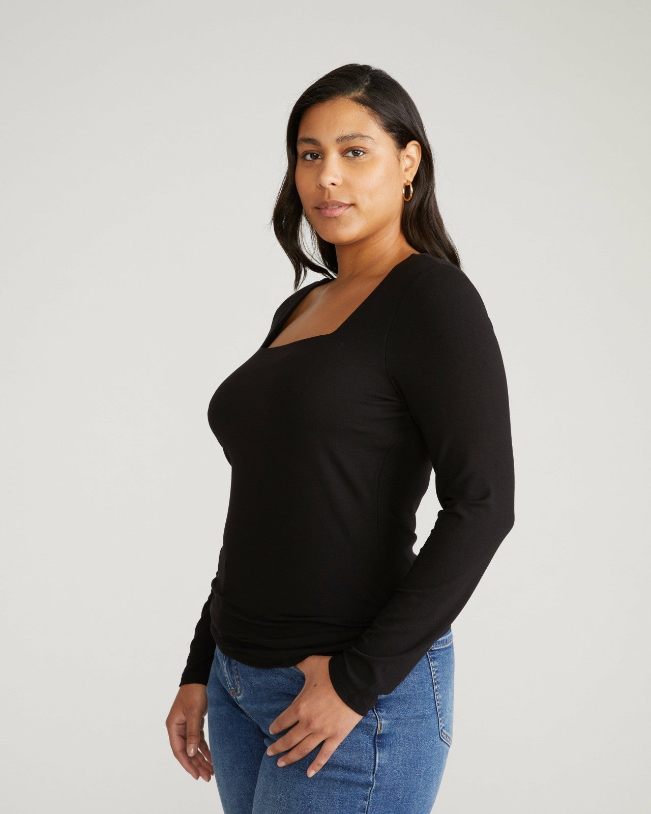 Agatha Liquid Jersey Top - Universal Standard