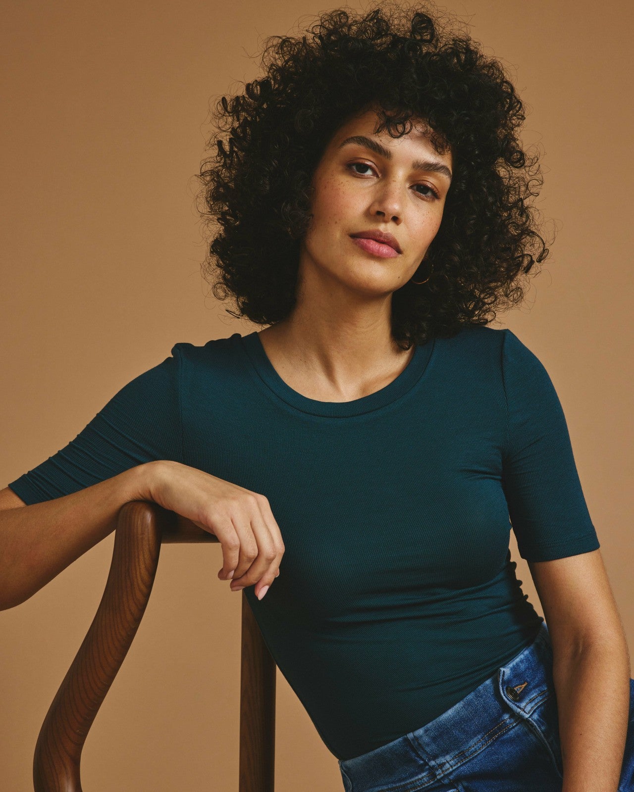 Cloud Rib Short Sleeve Crew Neck Tee - Universal Standard