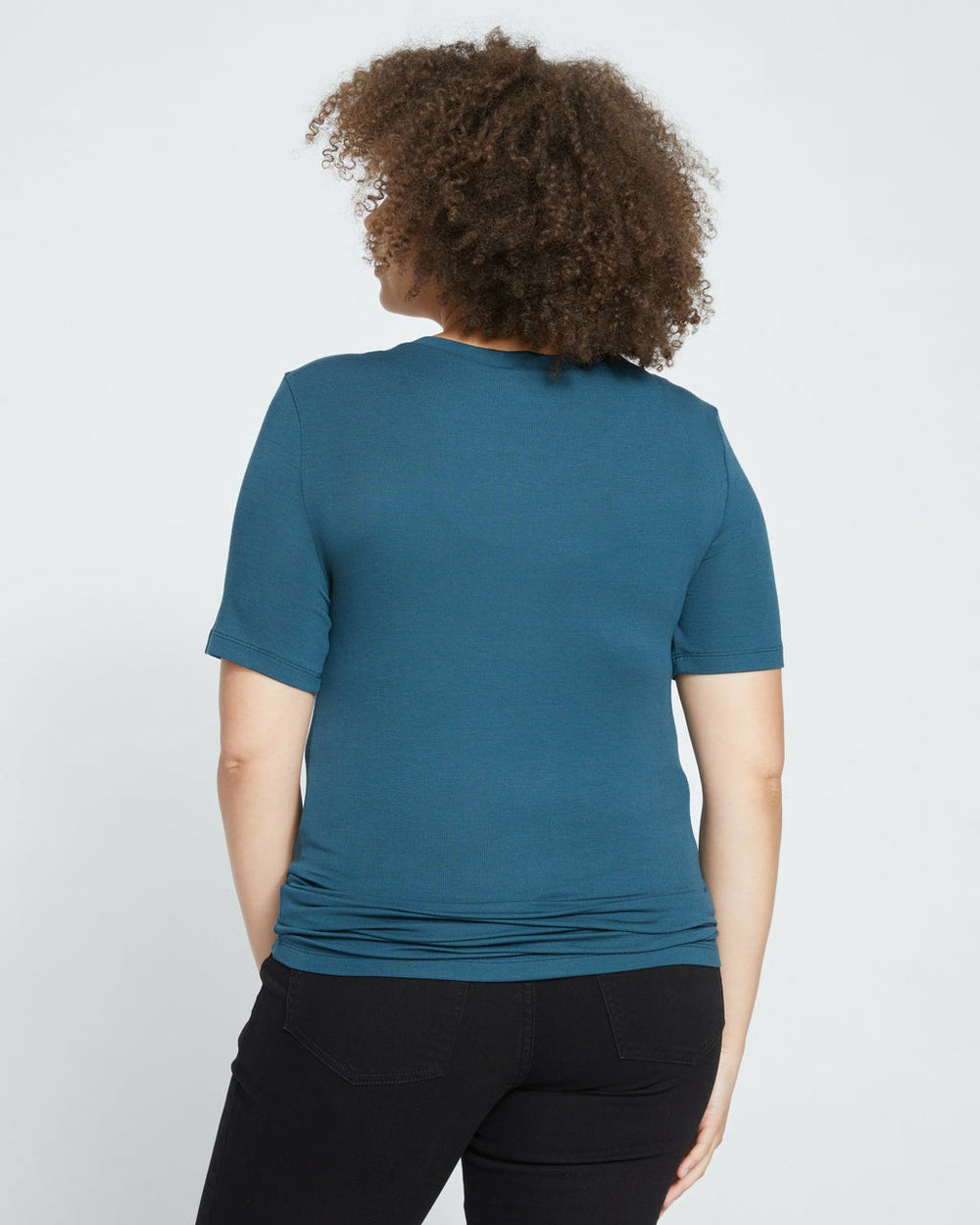 Cloud Rib Short Sleeve Crew Neck Tee - Universal Standard