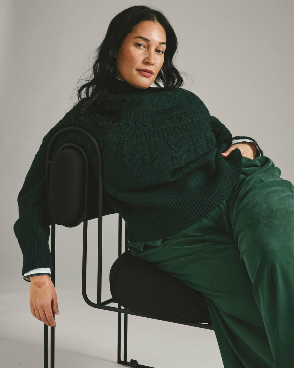 Safiya Cable Knit Sweater - Universal Standard