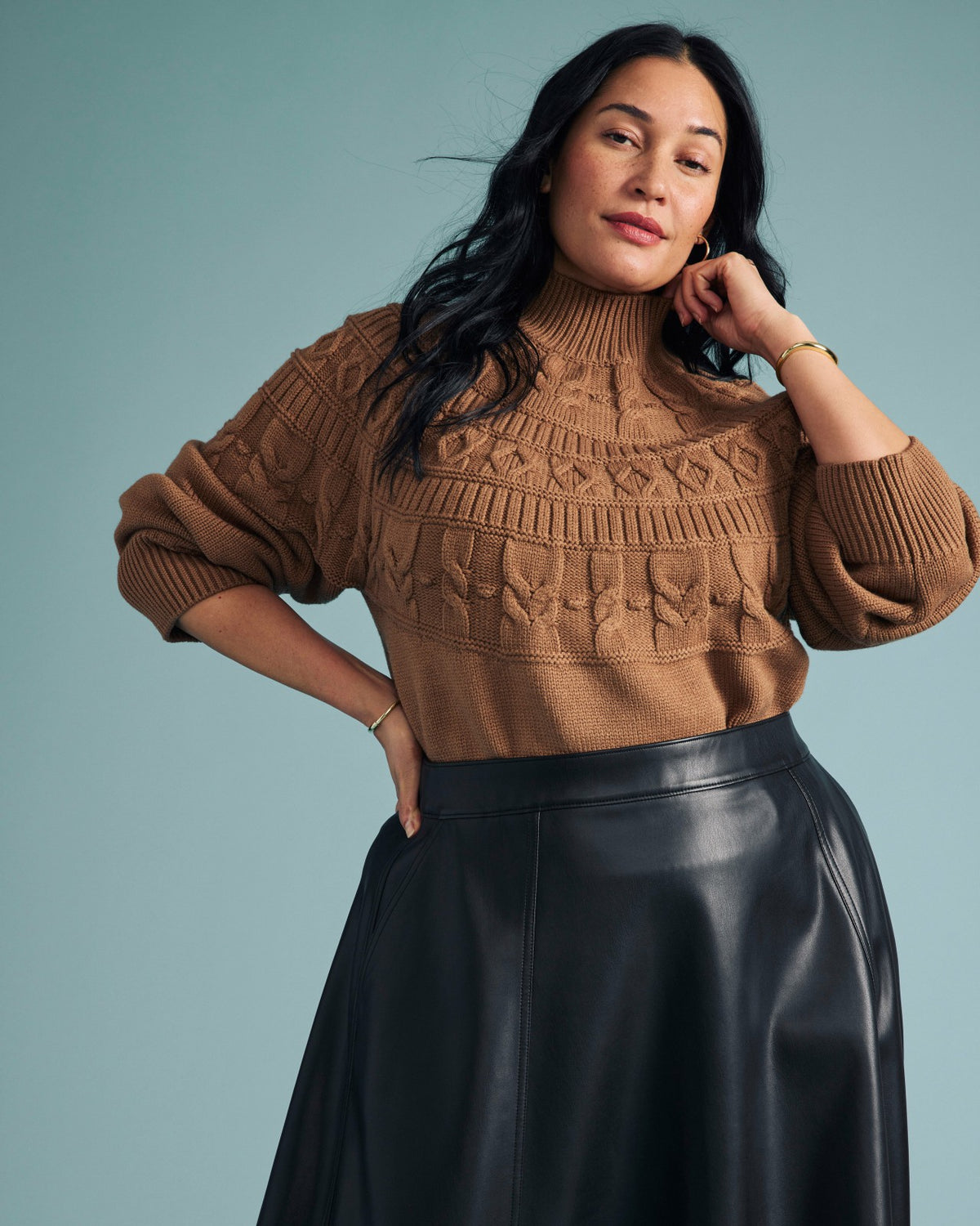 Safiya Cable Knit Sweater - Universal Standard