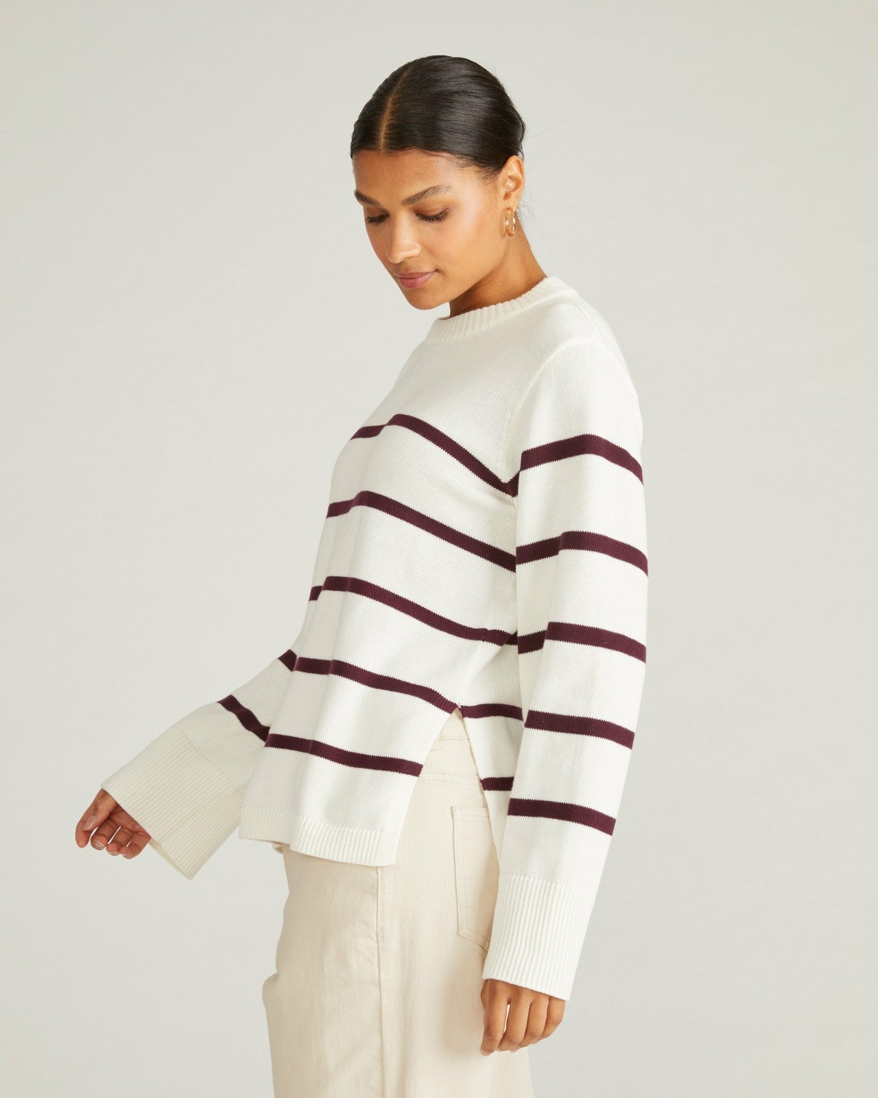 Bardot Wide Sleeve Cotton Sweater - Universal Standard