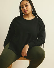 Fiona Side Slit Sweatshirt - Universal Standard
