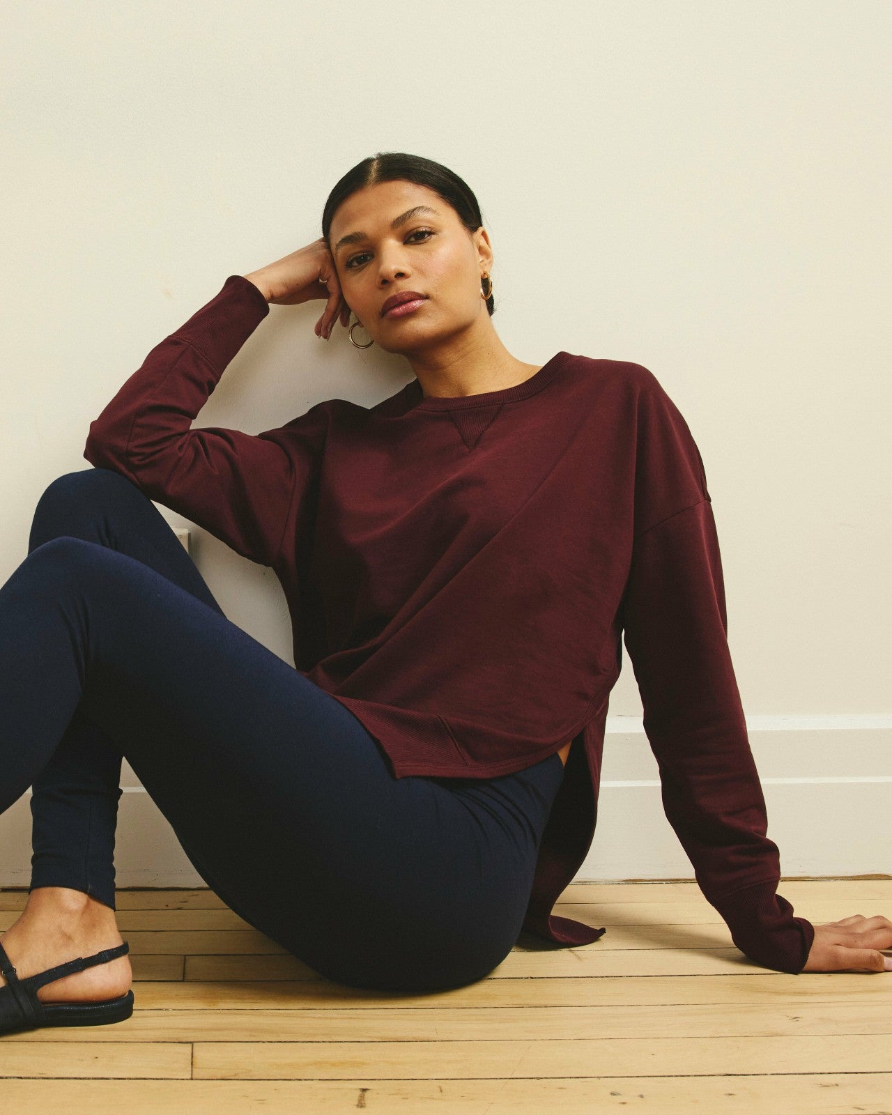 Fiona Side Slit Sweatshirt - Universal Standard