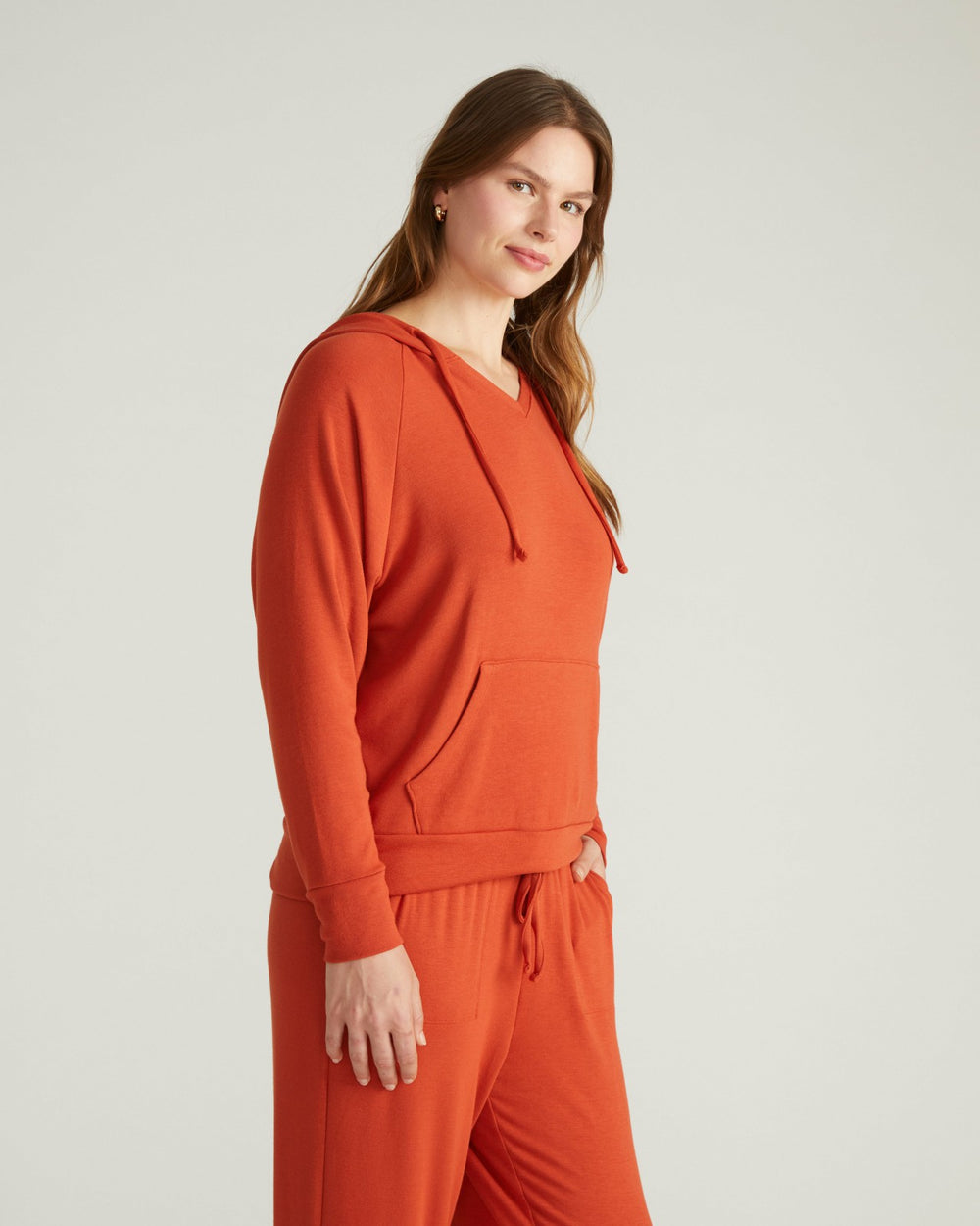 TravelKnit V Neck Hoodie - Universal Standard
