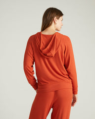 TravelKnit V Neck Hoodie - Universal Standard