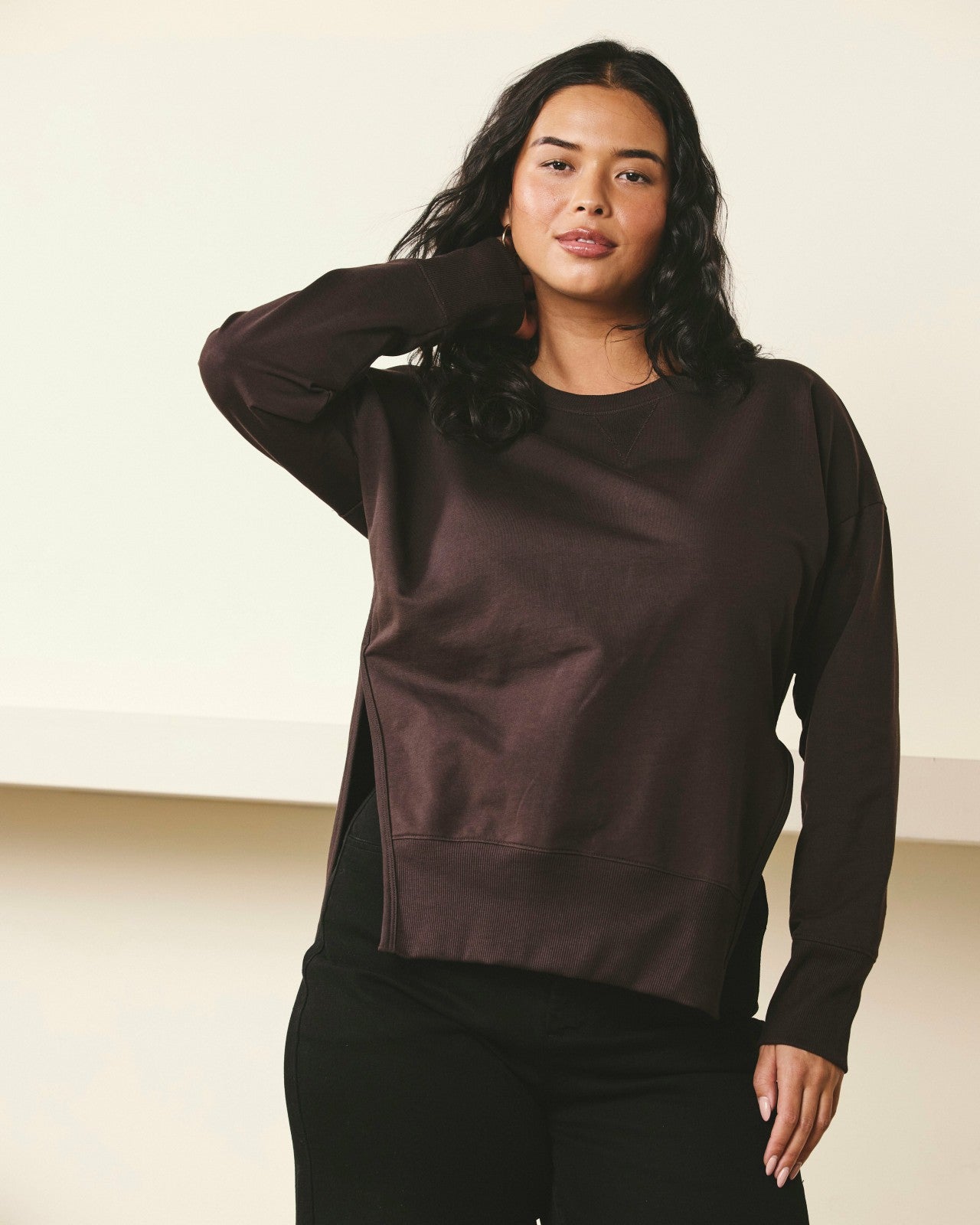 Fiona Side Slit Sweatshirt - Universal Standard