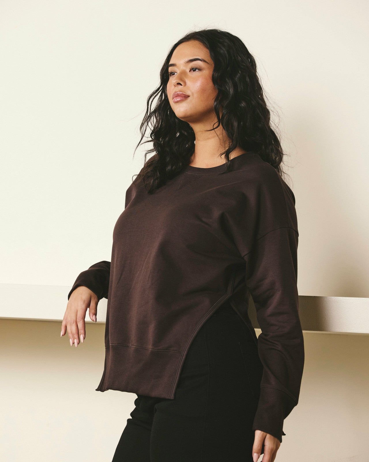 Fiona Side Slit Sweatshirt - Universal Standard