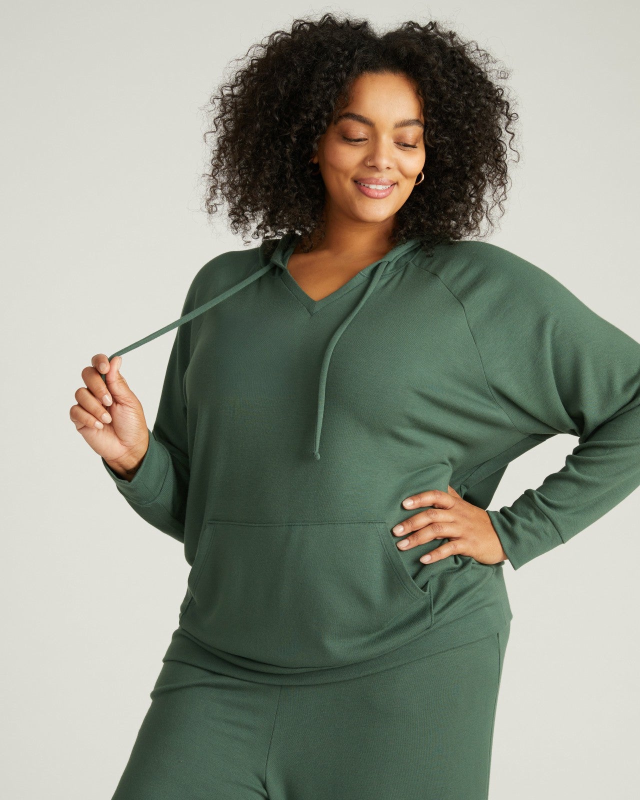 TravelKnit V Neck Hoodie - Universal Standard