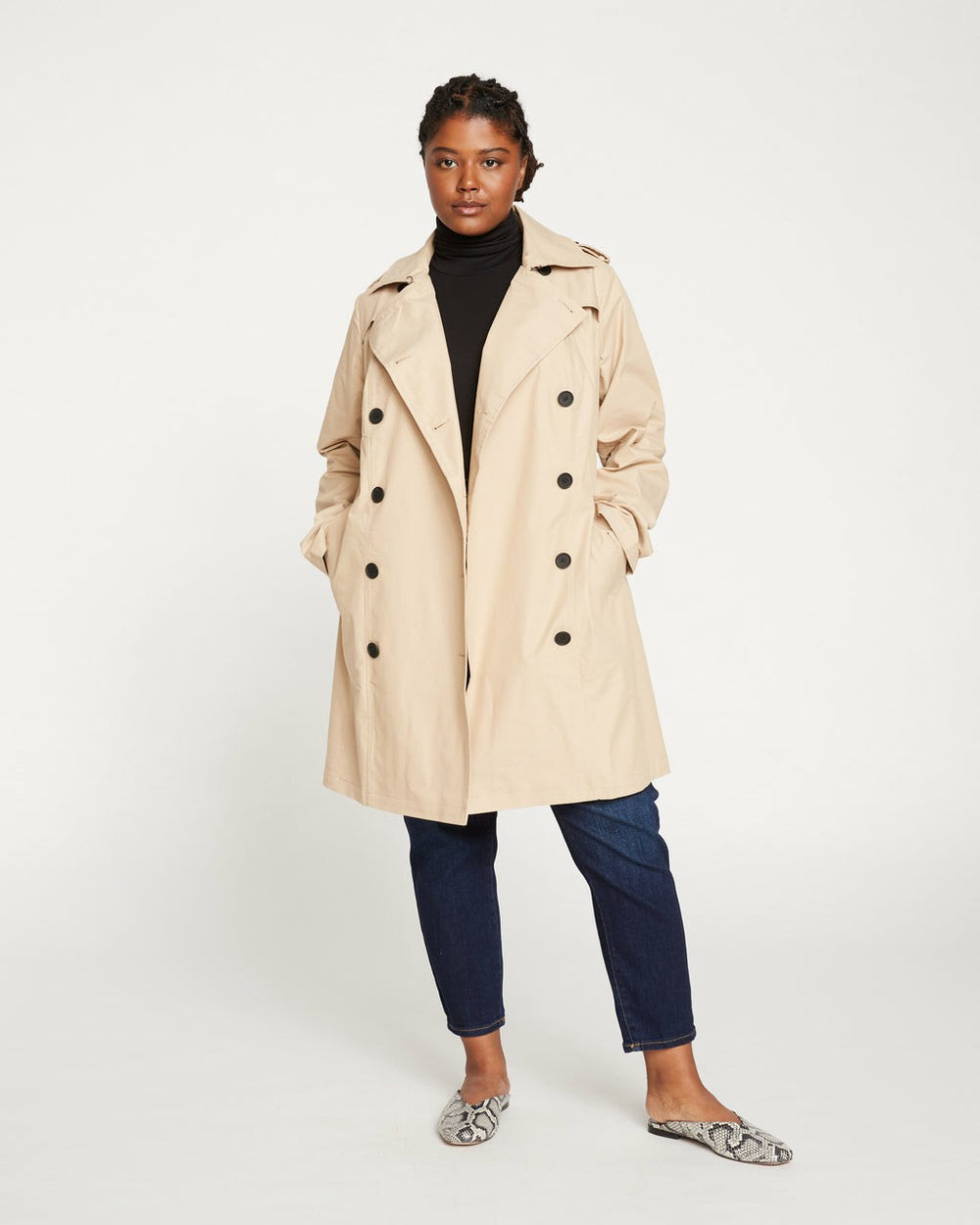 Derjon Trench Coat - Universal Standard