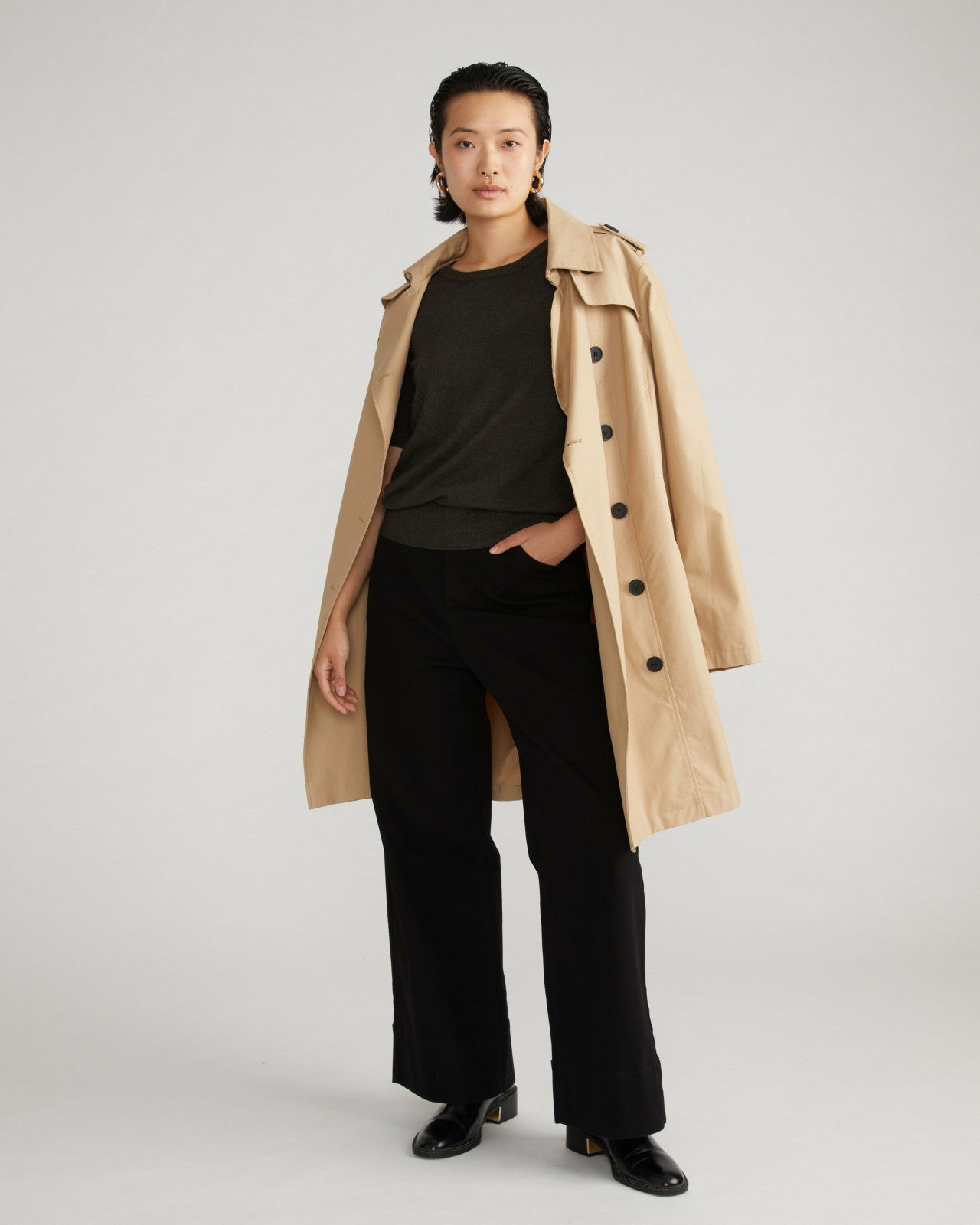 Derjon Trench Coat - Universal Standard