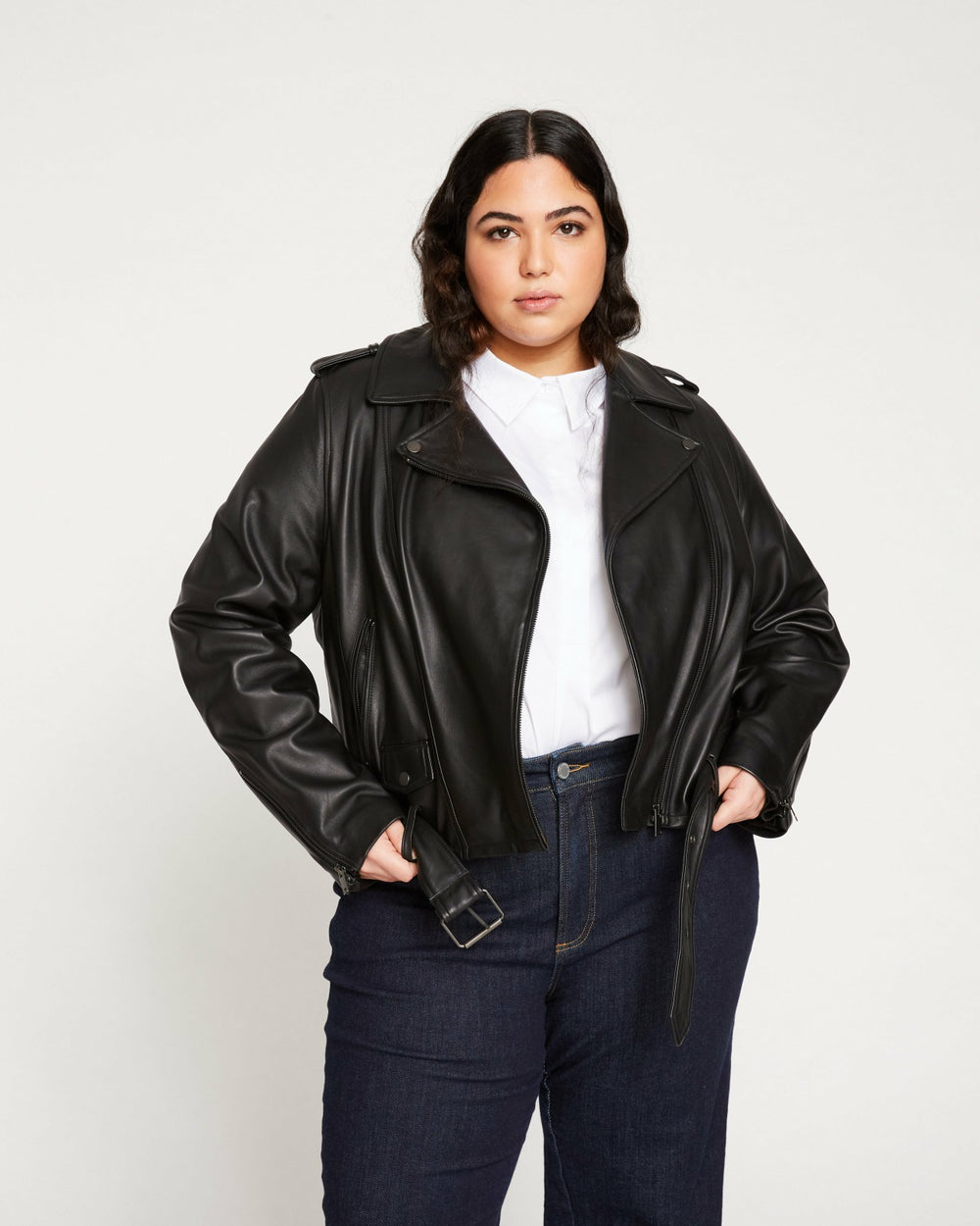 Leeron Leather Moto Jacket - Universal Standard
