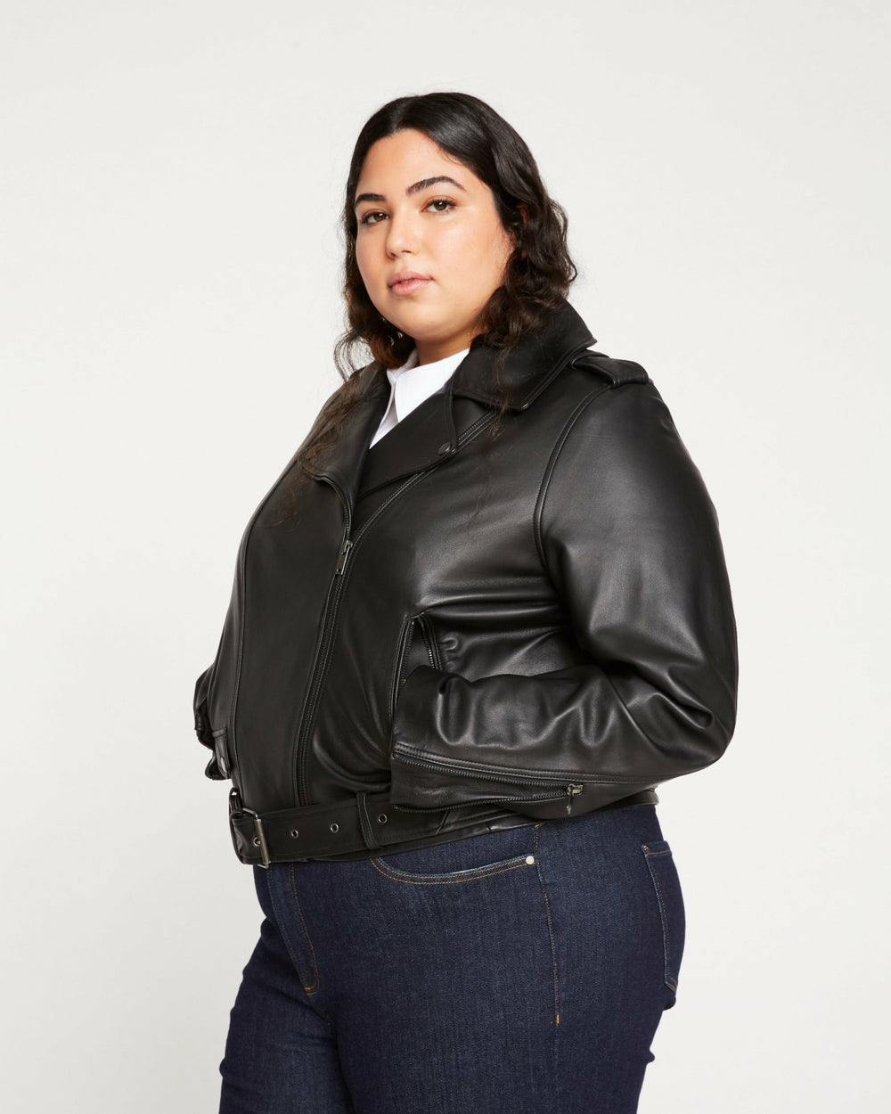 Leeron Leather Moto Jacket - Universal Standard