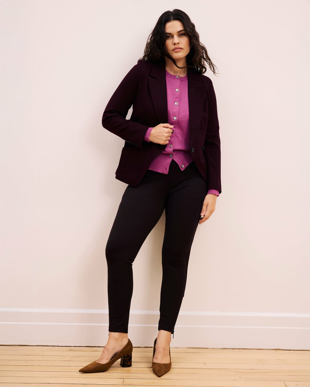 Bianca Double Breasted Ponte Blazer - Universal Standard