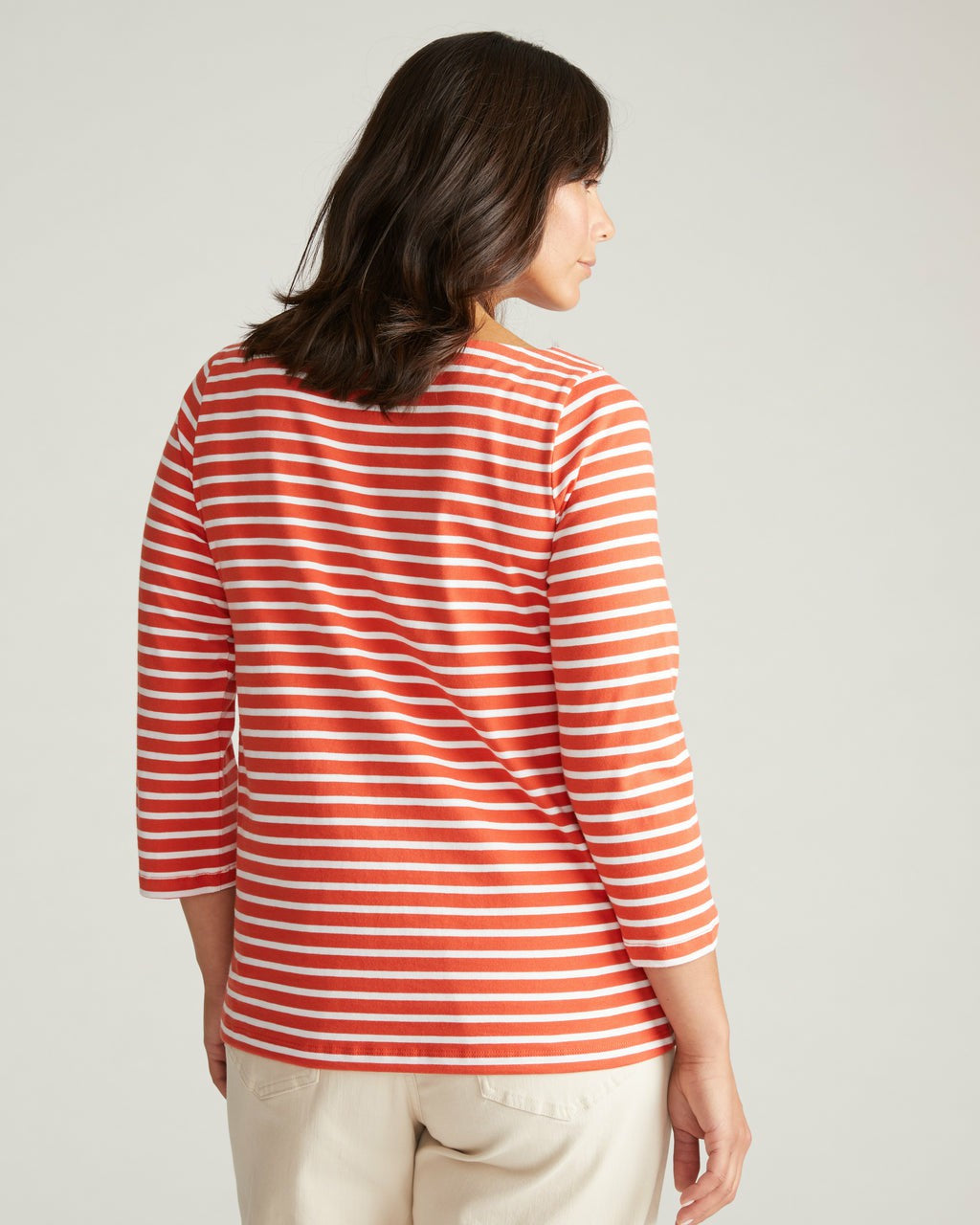 Belle Breton Stripe Jersey Tee - Universal Standard