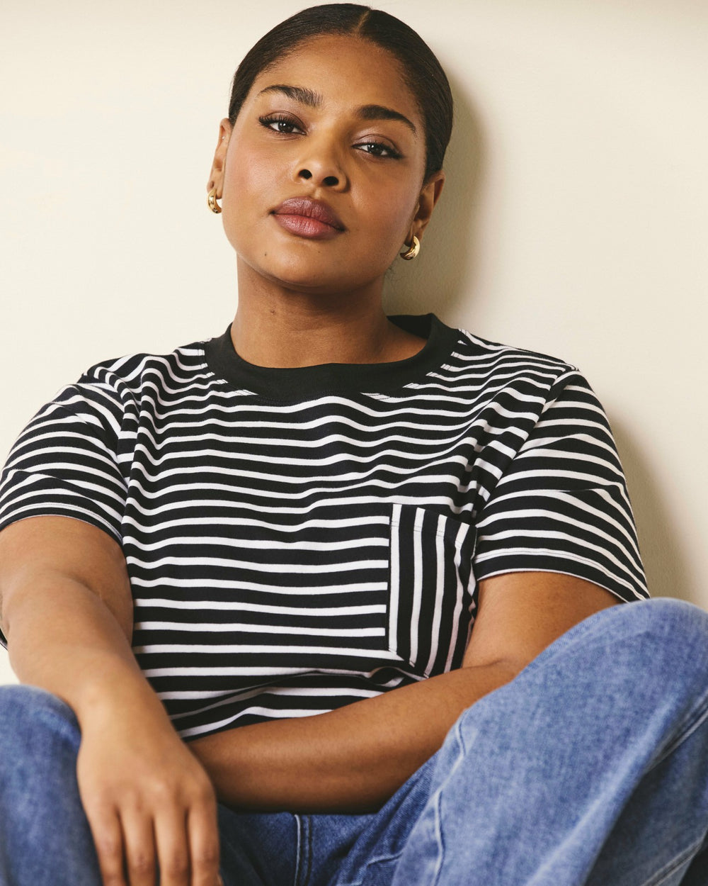 Breton Stripe Garcon Tee - Universal Standard