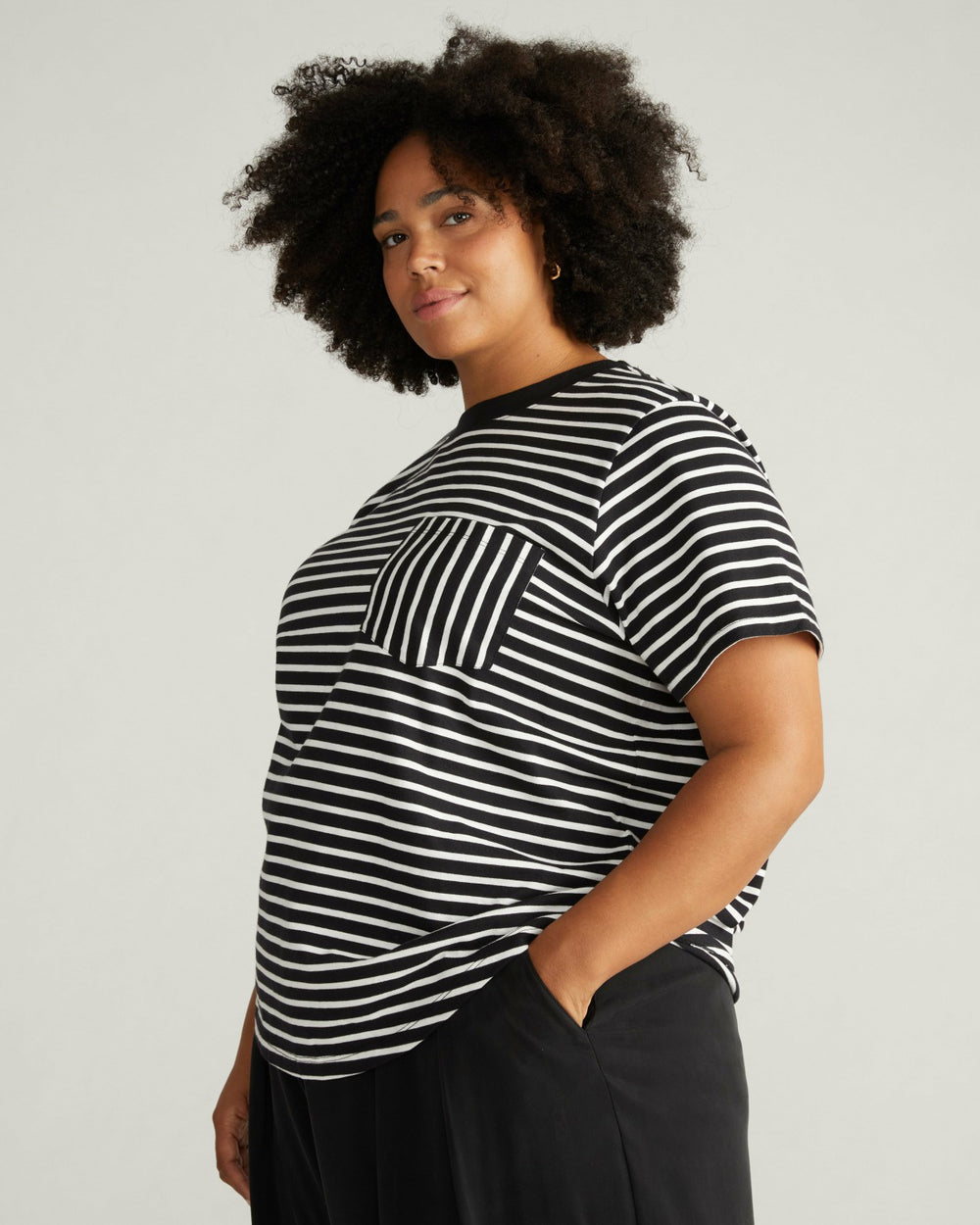 Breton Stripe Garcon Tee - Universal Standard