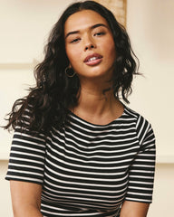 Belle Breton Stripe Jersey Dress - Universal Standard