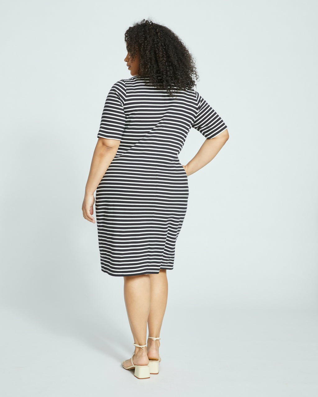 Belle Breton Stripe Jersey Dress - Universal Standard