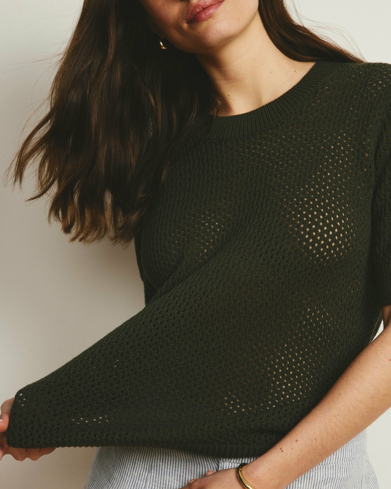 Rosie Pointelle Sweater Top - Universal Standard