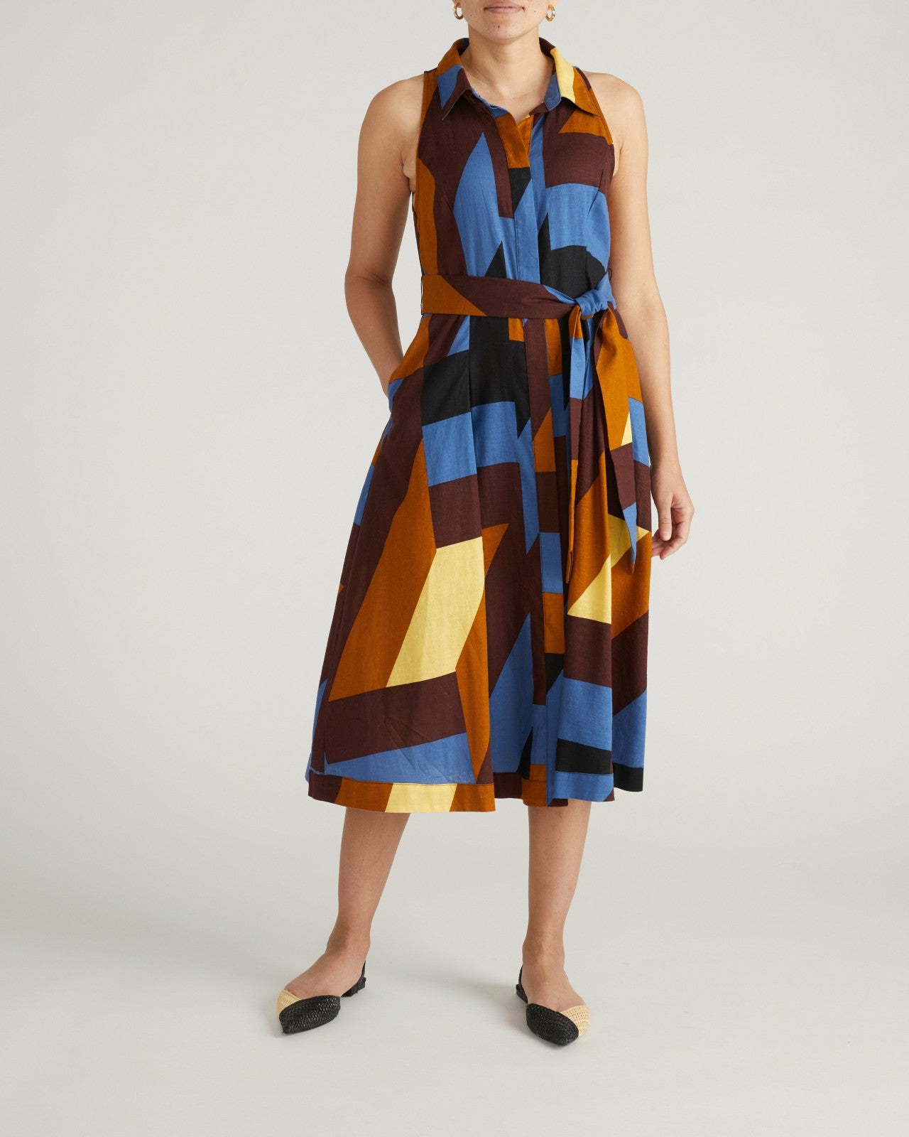 Adelaide Linen Blend Shirtdress - Universal Standard
