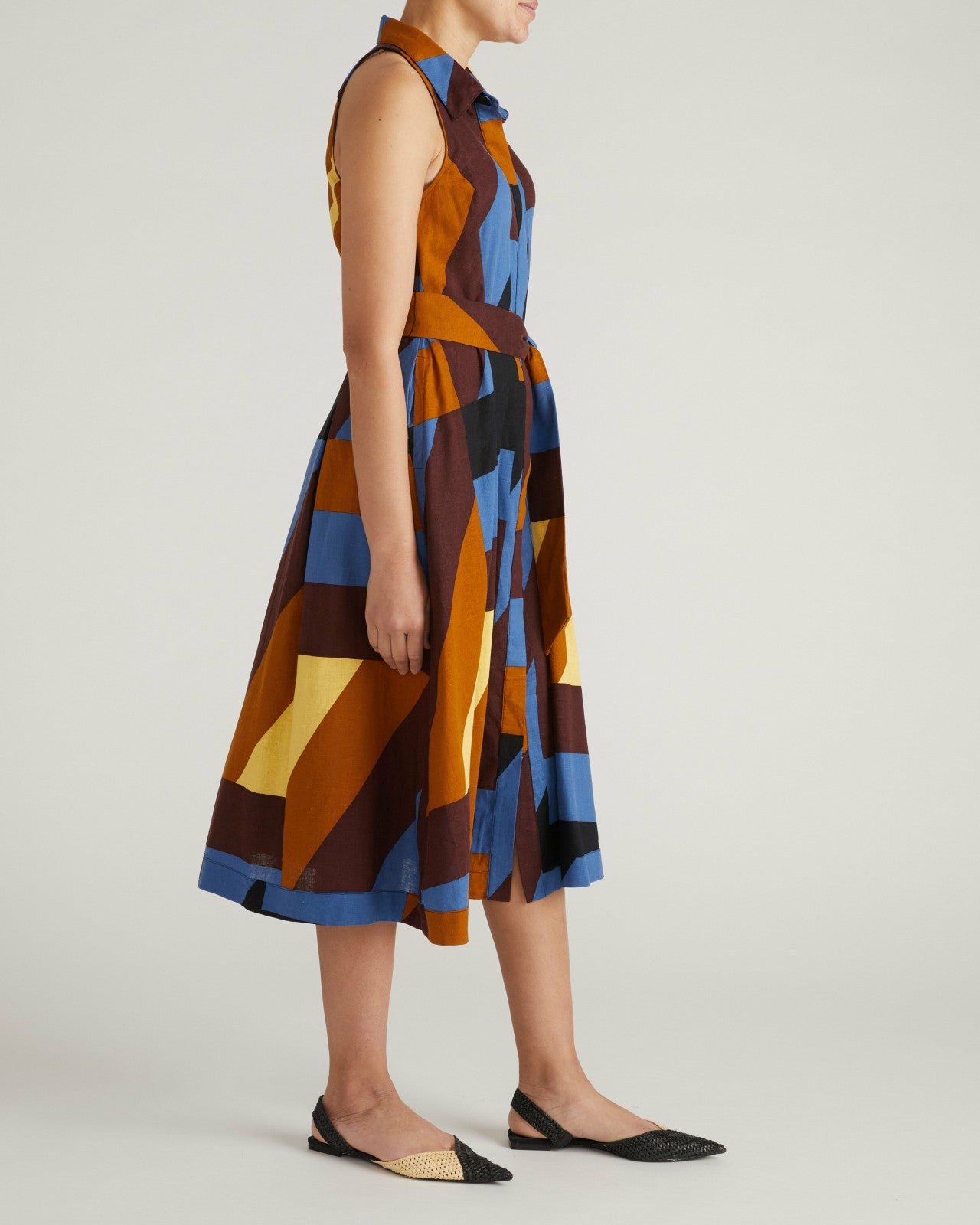 Adelaide Linen Blend Shirtdress - Universal Standard