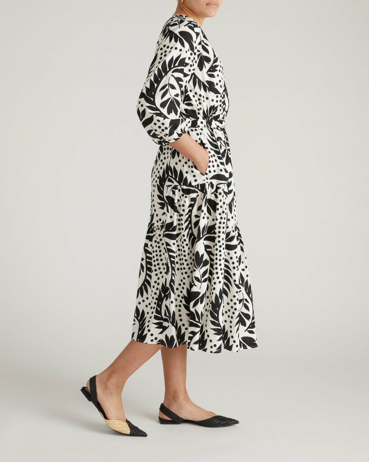 Sorrento Linen Blend Midi Dress - Universal Standard