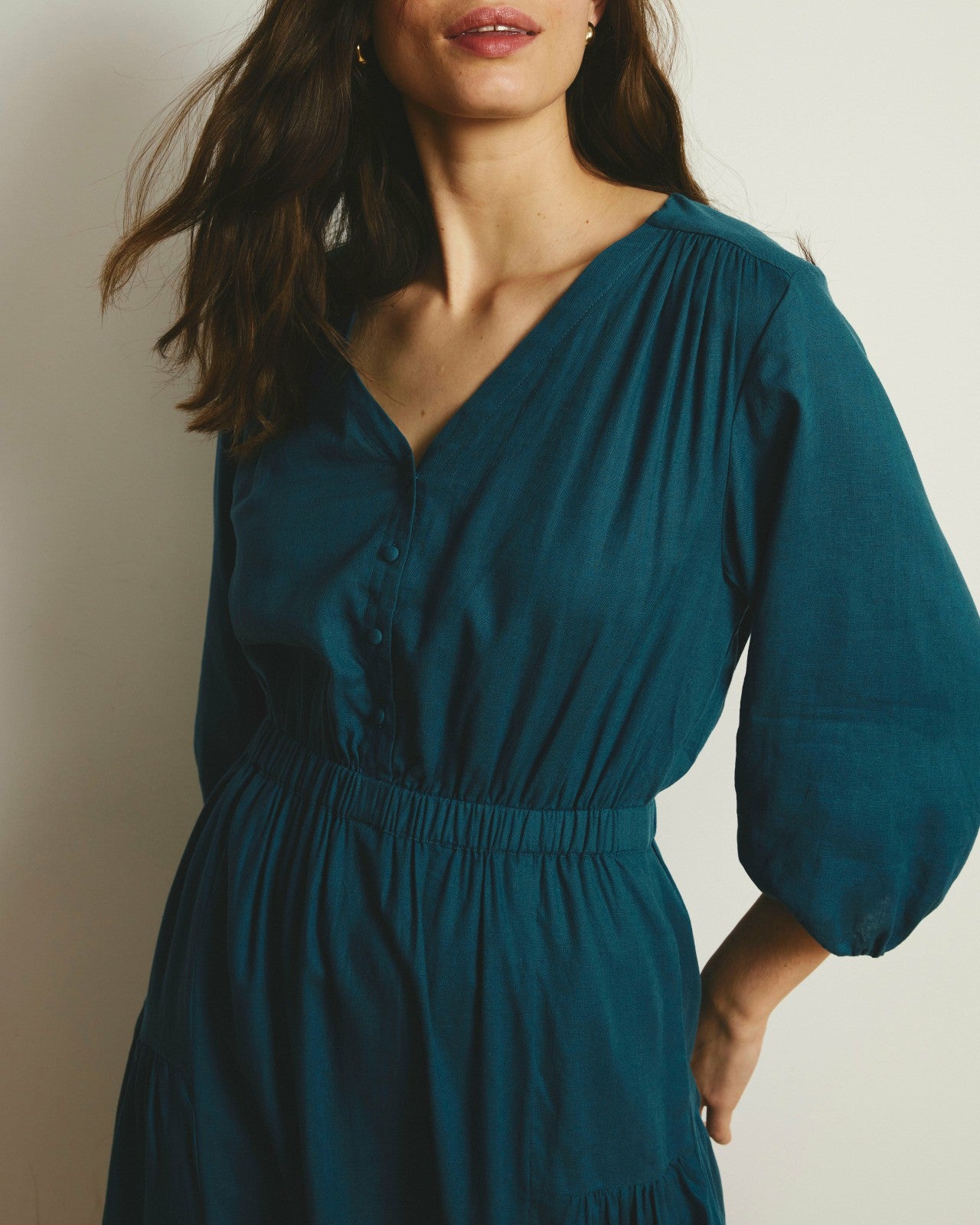 Sorrento Linen Blend Midi Dress - Universal Standard