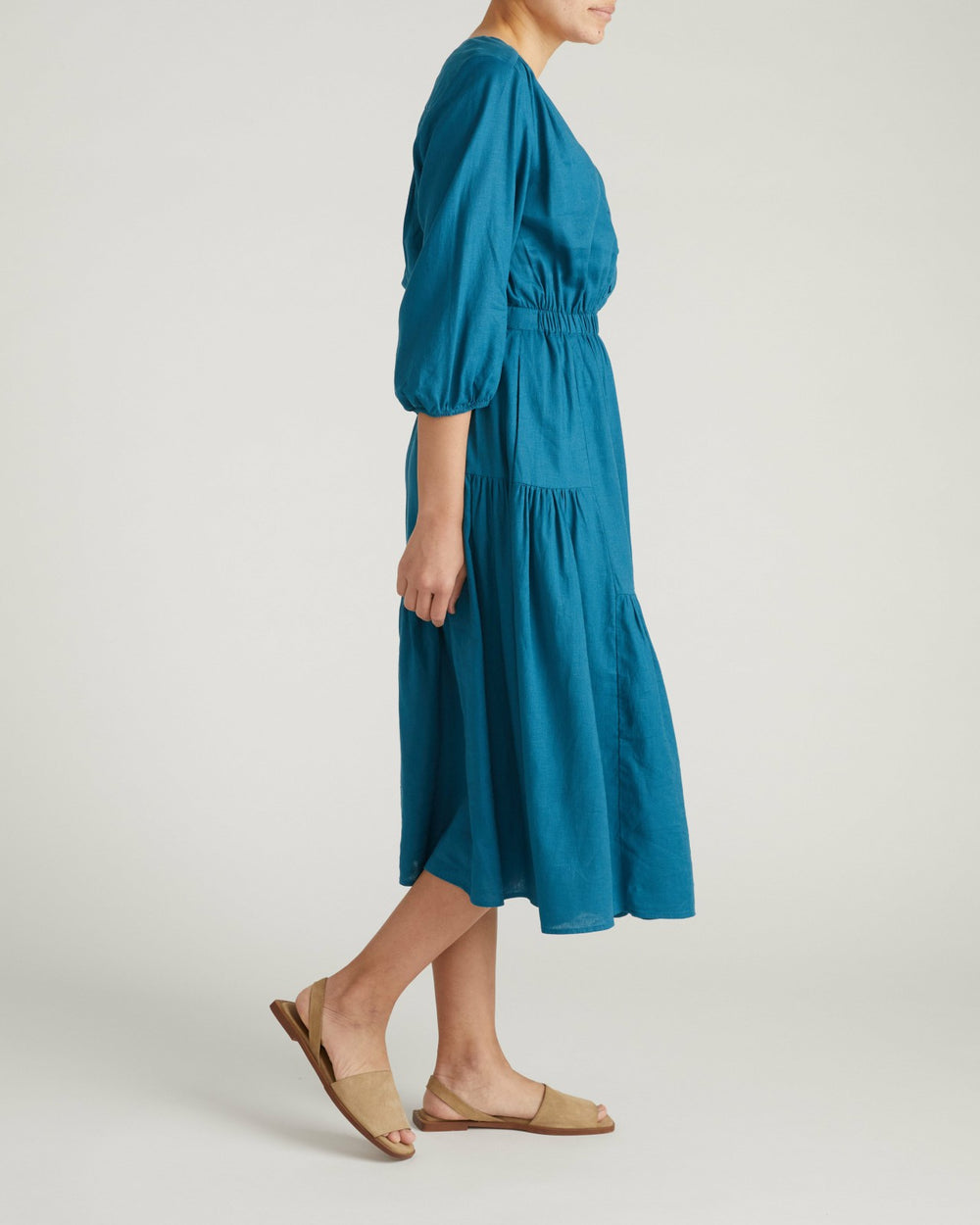 Sorrento Linen Blend Midi Dress - Universal Standard