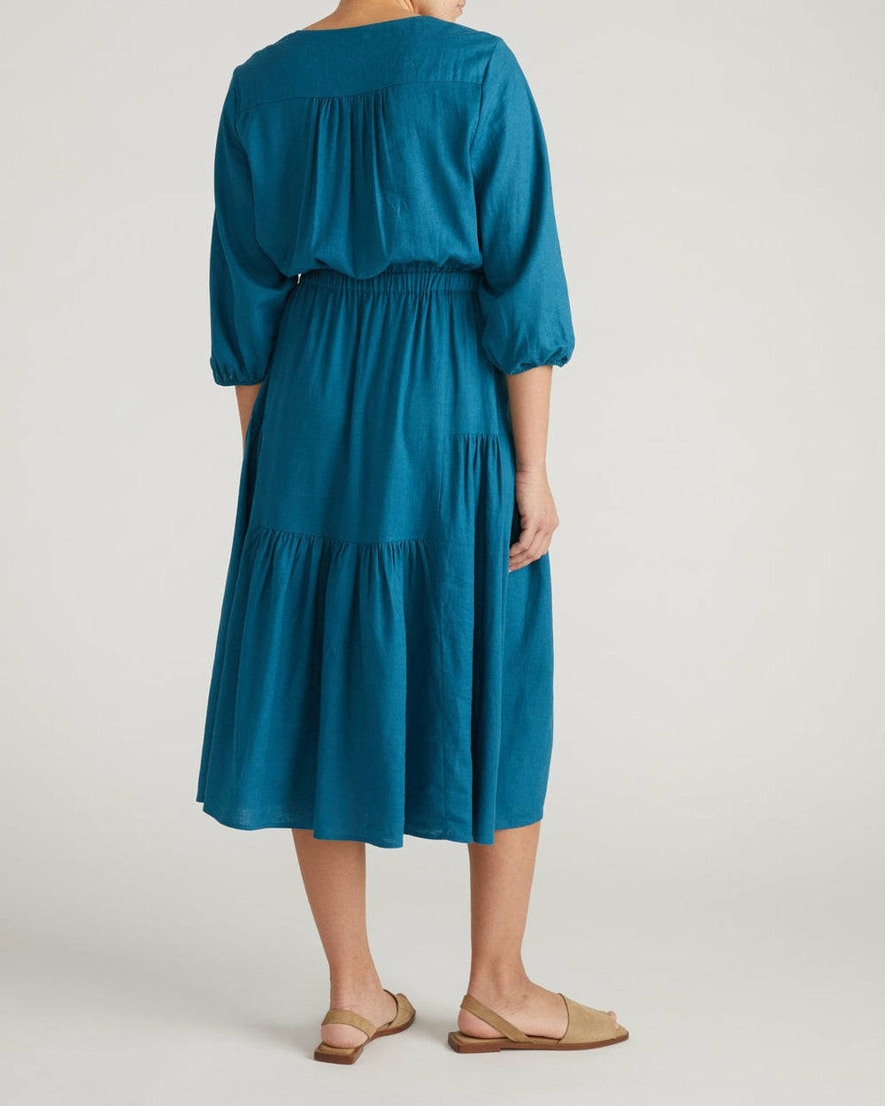 Sorrento Linen Blend Midi Dress - Universal Standard
