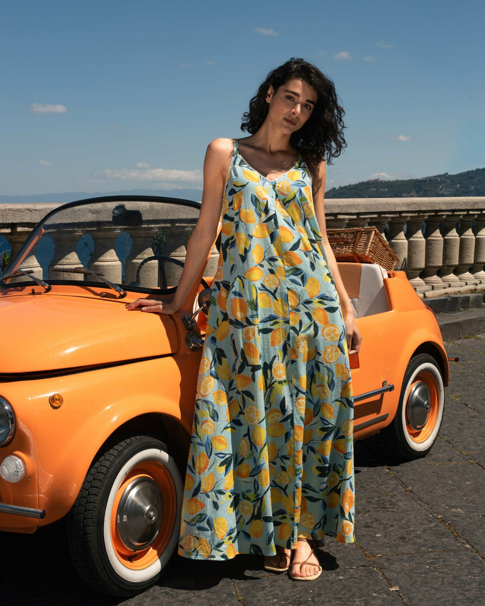 Kite Linen Blend Dress - Universal Standard