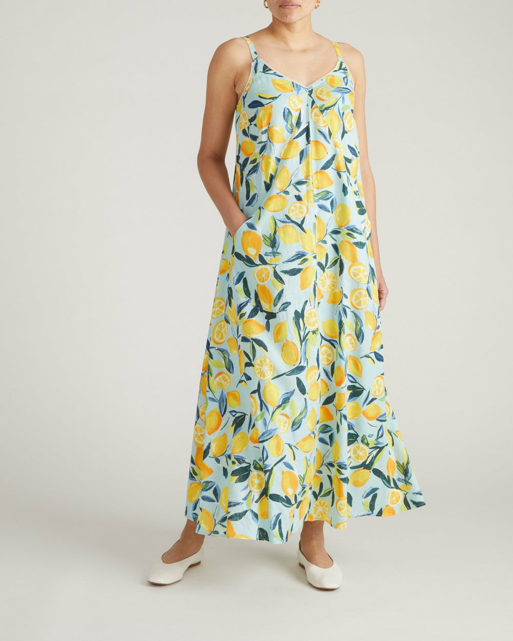 Kite Linen Blend Dress - Universal Standard