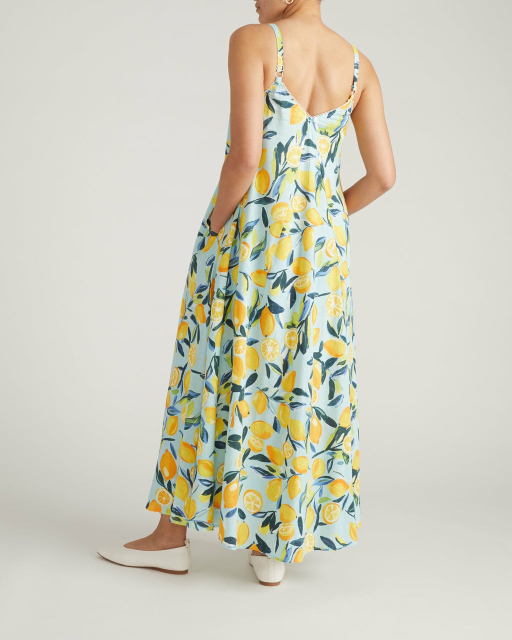 Kite Linen Blend Dress - Universal Standard