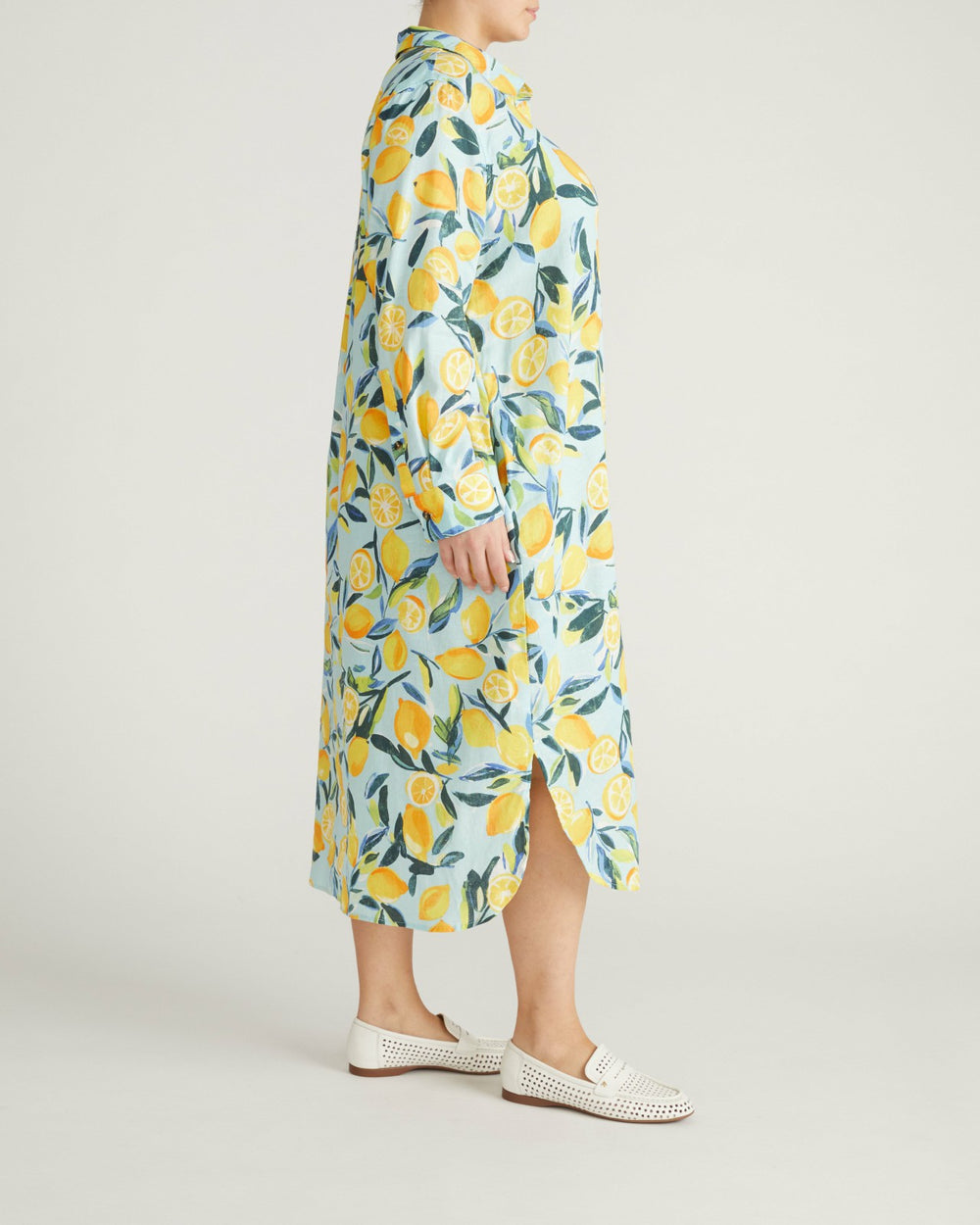 Odeon Linen Blend Shirtdress - Universal Standard