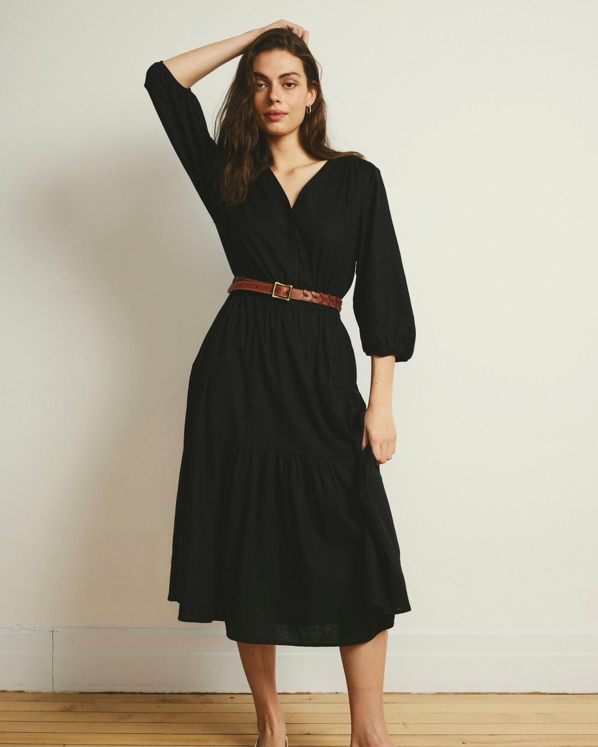 Sorrento Linen Blend Midi Dress - Universal Standard