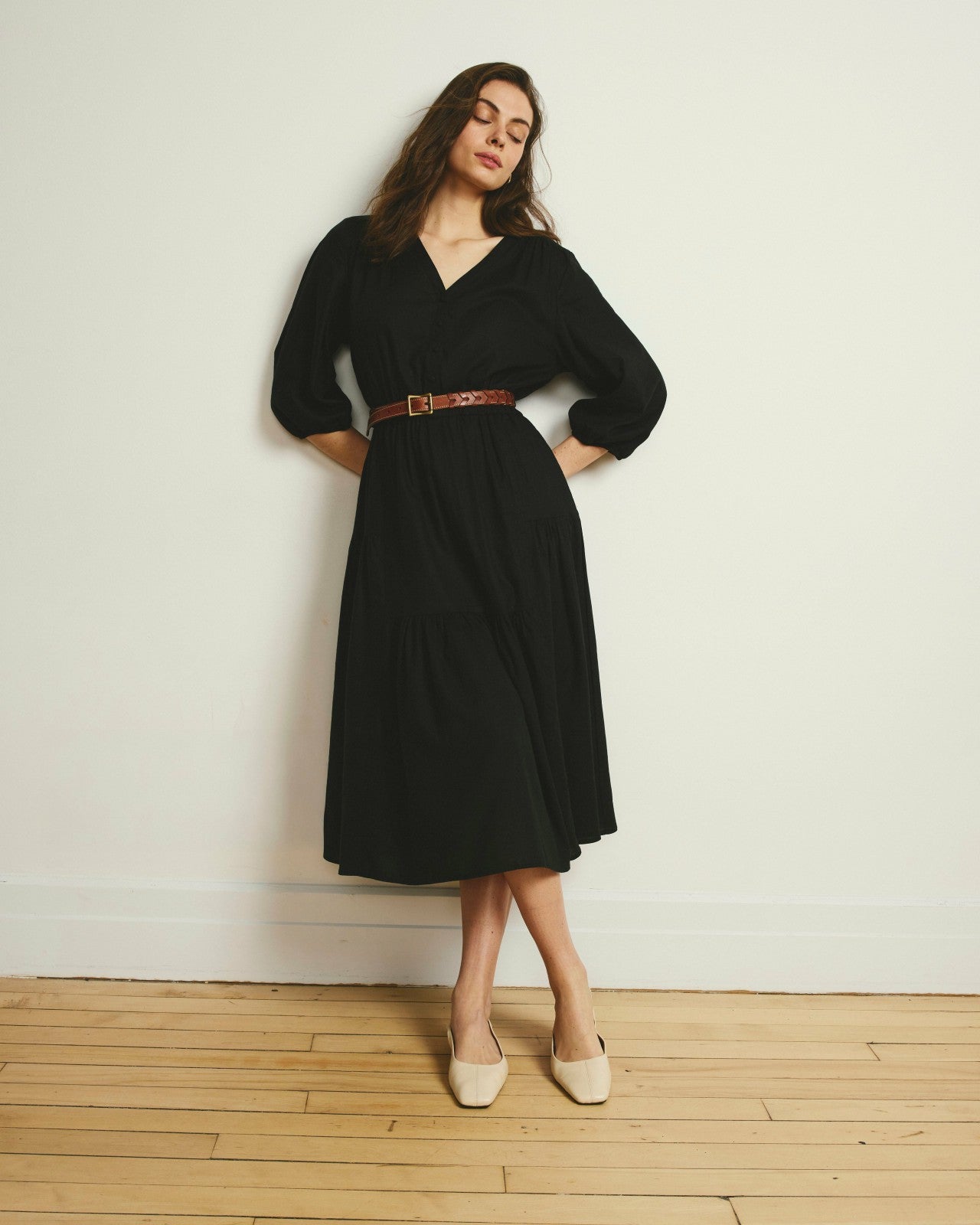 Sorrento Linen Blend Midi Dress - Universal Standard