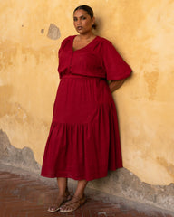 Sorrento Linen Blend Midi Dress - Universal Standard