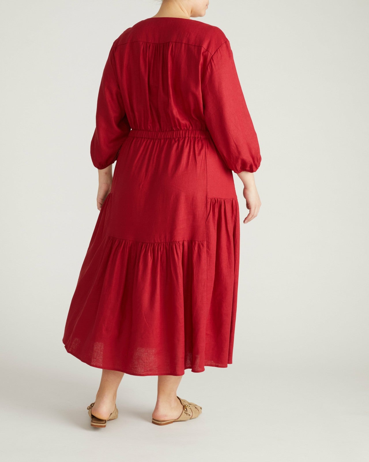 Sorrento Linen Blend Midi Dress - Universal Standard