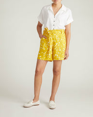 Sandy Short Sleeve Stretch Linen Blend Shirt - Universal Standard