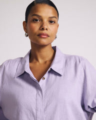 Elbe Stretch Linen Blend Shirt - Universal Standard