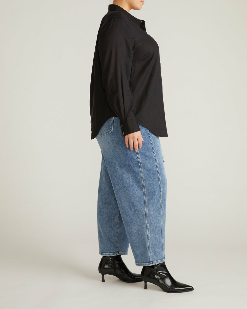 Elbe Stretch Linen Blend Shirt - Universal Standard